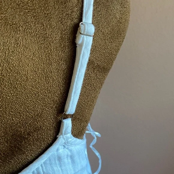 SALTY LEMON Chic White Spaghetti Strap Maxi Dress - Picture 7 of 13